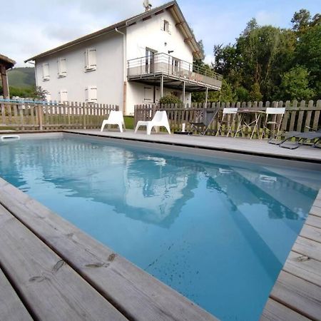 Appartement Au Calme Avec Vue Et Piscine Au Coeur Du Pays Basque Mauléon-Licharre Exterior foto